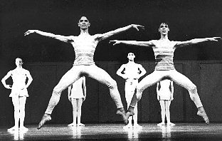 Gregory 1994 in der Königlichen Ballettschule Antwerpen im »Brandenburger Konzert«
