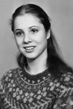 portrait photo of Lisa, Leningrad, 1982
