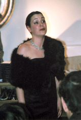 Alexa Dieterle bei Gesangseinlage
